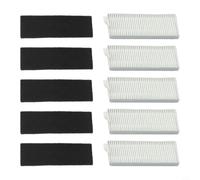 Glewi Kit de 5 filtres HEPA pour Medion X20 SW+ MD 11415 / X21 SW+ MD 11500