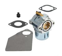 Glewi Kit de carburateur pour tondeuse à gazon - Pièces de rechange pour modèles 19G412 19E412 192402 499029 - Construction en métal et plastique