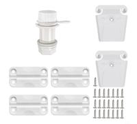 Glewi Kit de charnières et loquets de refroidissement : 4 charnières, 2 loquets, vidange pour réparation Igloo 25-165QT