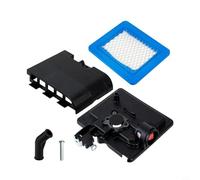 Glewi Kit de filtre à air pour tondeuse à gazon avec couvercle, compatible avec les moteurs 122000, 124000, 12A800, 12B800, 12C800, Quantum 6HP et Vertical 6,25 HP