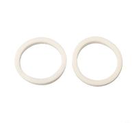 Glewi Kit de joints d'huile en mousse pour suspension de vélo RockShox, garde les roulements propres et lubrifiés, éponge jaune, convient pour 30 à 40 mm, 2 pièces (32 mm)