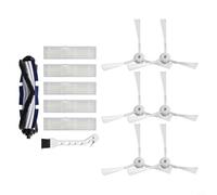 Glewi Kit de pièces de rechange pour aspirateur robot Tefal Explorer Serie 60, compatible avec RG7447 RG7455, rouleau brosse centrale principale, brosses latérales