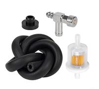 Glewi Kit de vanne d'arrêt de carburant 951-0171/751-0171 avec œillet 735-0149 pour tondeuse à gazon, générateur, souffleuse à neige, cultivateur, trou de réservoir de 33 à 64 mm