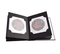 Glewi Livre Ishihara 38 plaques pour le test de la cécité des yeux