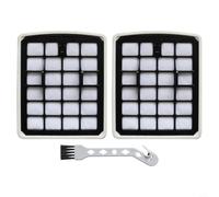 Glewi Lot de 2/4 filtres éponge HEPA pour Eureka V18C01A-200, Midea VCS41S160 VCS42S200 VCC18C, pièce de rechange lavable pour aspirateur