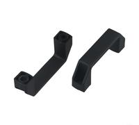 Glewi Lot de 2 poignées de porte d'armoire en nylon épais pour tiroirs d'équipement de machines 90 mm, 120 mm, 180 mm (90 mm)