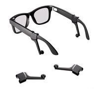 Glewi Lot de 2 tubes guide sonore pour lunettes Meta - Accessoire d'amélioration du volume - ABS souple - Convient pour Smart Eyewear Audio - Noir