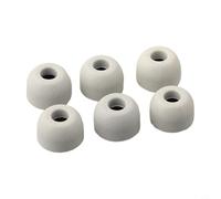 Glewi Lot de 3 paires d'embouts en mousse à mémoire de forme pour Sony WF-1000XM4/XM5/C700N, isolation phonique pour le sport (M, gris)