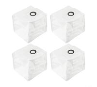 Glewi Lot de 4 sacs à poussière de rechange pour aspirateur robot EZVIZ RC3 Plus RE4 Plus RE5 Plus, sacs d'aspirateur longue durée 90 jours, 4 l