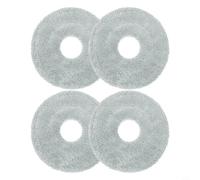 Glewi Lot de 4 serpillères en microfibre pour Cecotec Conga X100 et X-Treme, pièces de rechange robustes pour un nettoyage efficace du sol, lot de 4