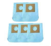 Glewi Lot de 5 sacs d'aspirateur jetables, sacs synthétiques collecteurs de poussière pour Bosch, Samsung, LG, Electrolux, sacs à poussière en microfibre de 4 L