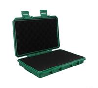 Glewi Mallette de sécurité scellée, boîte à outils étanche et résistante aux chocs avec mousse prédécoupée pour outils, caméras, enquête de terrain en plein air (vert)
