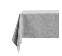 Glewi Nappe en polyester imperméable, résistante à l'huile, antistatique, anti-poussière et lavable pour salle à manger, maison, cuisine, fête, gris 140 x 140 cm (140 x 200 cm)