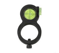 Glewi Niveau de perçage avec bulle intégrée pour un alignement vertical et horizontal précis, gabarit de guidage de perçage pour projets de bricolage du bois (noir)
