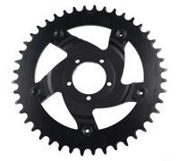 Glewi Plateau en alliage d'aluminium 40T 42T pour Bafang pour moteur d'entraînement G320 M625 M615 1000 W Noir léger (44T)