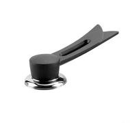 Glewi Poignée latérale de rechange en bakélite résistante à la chaleur pour ustensiles de cuisine, soupe, marmite, wok, cocotte, cocotte, wok, durable (noir)