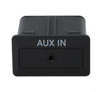 Glewi Prise d'interface audio auxiliaire pour Mazda 6 CX-9 2006-2012 TD74-66-DFX Noir Câble adaptateur stéréo Pièce de rechange