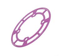 Glewi Protection de chaîne de vélo en alliage d'aluminium 104 pour BCD, protecteur de disque léger pour pédalier VTT 32-36T, housse anti-usure pour vélo tout-terrain et urbain (rose-32T-36T)