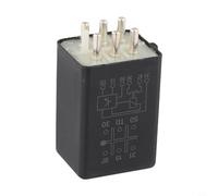 Glewi Relais de pompe à carburant de qualité OEM, pour Mercedes-Benz série W123 - 12 V noir relais compatible avec 280E, 280CE, 280SE (1977-1982) et numéros de pièces 0015450505/0015450605/0015450705