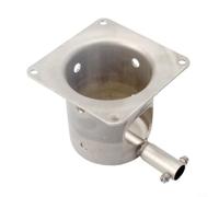 Glewi Stainless Steel Fire Burn Pot for pour rec TEQ Pellet Grill, 304 Grade Replacement Part with Enhanced Combustion for Outdoor BBQ