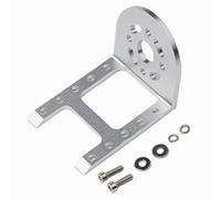 Glewi Support de moteur en alliage d'aluminium, siège pour moteurs sans balais série 36/40, support d'espacement des trous de 25 mm pour catamaran radiocommandé, bateau de course