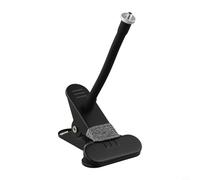 Glewi Support de serrage en métal flexible pour caméra Eufy Cam 2C 2C Pro 3C pour panneau solaire Arlo Pro, filetage 6,35 mm, stable, sans vis, noir (1 pièce)