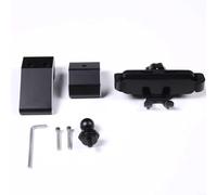 Glewi Support de téléphone en alliage d'aluminium spécifique au véhicule pour Land Rover Defender 90 110 2020-2022 - Montage facile sur le tableau de bord - Noir