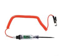 Glewi Testeur de circuit numérique 3 V-24 V CC pour lampe de test de tension avec câble de 1,8 m pour diagnostic de câblage électrique automobile voiture camion