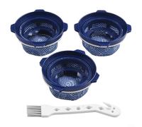 GLFLOW 60 70 75 90 Filtres de rechange pour aspirateur Samsung Jet 75+ avec brosse de nettoyage compatible DJ97-02649A