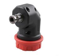 GLFLOW Adaptateur de mandrin de perceuse à changement rapide, porte-embout rapide pour perceuses électriques, construction compacte en métal et plastique, noir (b)