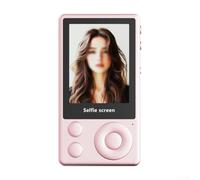 GLFLOW Appareil de mise en miroir d'écran de téléphone avec support magnétique, transmission de 50 m pour iOS, Android, design compact et facile à transporter (rose)