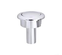 GLFLOW Bouton de chasse d'eau Siamp pour Storm, bouton poussoir de chasse d'eau de rechange, bouton de chasse d'eau 33 A, chromé, compatible avec 34335077(A)