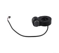GLFLOW Bouton de clignotant de guidon pour scooter Xiaomi 4 Pro Plus Max, pièce de rechange en ABS noir avec fil de 26 cm, design ergonomique haute élasticité pour un contrôle sûr de la conduite