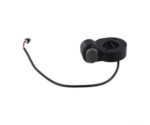 GLFLOW Bouton de clignotant de guidon pour scooter Xiaomi 4 Pro Plus Max, pièce de rechange en ABS noir avec fil de 26 cm, design ergonomique haute élasticité pour un contrôle sûr de la conduite