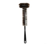 GLFLOW Brosse à déchets à long manche pour évier profond et vase | Brosse d'évier extra longue de 38,1 cm avec poignée robuste pour entretien de la maison, de la cuisine, marron (1 pièce)