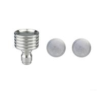 GLFLOW Buse de nettoyeur haute pression avec 3 lames de pulvérisation en acier inoxydable 0 3 mm, 0 4 mm, 0 5 mm, connexion rapide 6,35 mm pour lavage de voiture et tâches de nettoyage en extérieur