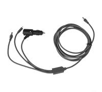 GLFLOW Câble d'alimentation 3 en 1 100 W avec chargeur de voiture pour Starlink Mini, câble CC et adaptateur USB-C vers CC pour camping-car, camion, maison (300 cm)