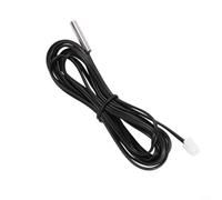 GLFLOW Capteur de température, sonde de température de l'eau, sonde de température NTC-thermistor 4 x 20 mm 10K 1% B3950 avec fil PVC de 1 m et terminal XH2.54 pour CVC (0,5 m)