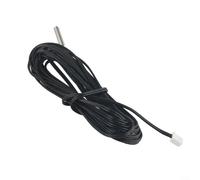 GLFLOW Capteur de température, sonde de température de l'eau, sonde de température NTC-thermistor 4 x 20 mm 10K 1% B3950 avec fil PVC de 1 m et terminal XH2.54 pour CVC (0,5 m)