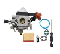 GLFLOW Carburateur de rechange pour débroussailleuse 41801200615 pour modèles y compris FS89, FS91, HT102 et FC111, kit d'équipement de pelouse compatible avec divers débroussailleuses