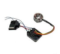 GLFLOW Carte de commande de moteur de 20,3 cm, contrôleur de moteur de tronçonneuse sans balais 6 V-12 V avec stator 4815 pour modèles de batterie au lithium, métal compact