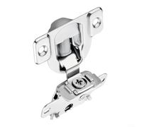 GLFLOW Charnière de porte 3D réglable à ouverture intérieure avec fermeture douce et silencieuse, en acier laminé à froid, charnière d'amortissement invisible pour armoires