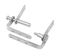 GLFLOW Charnières de porte robustes en acier inoxydable à double action à fermeture automatique pour café, bar, saloon comptoir, ensemble de matériel silencieux à ressort
