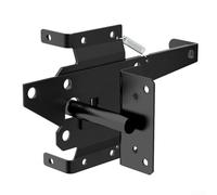 GLFLOW Charnières en fer pour clôture de jardin avec kit de montage complet pour portails extérieurs, clôtures de terrasse, clôtures de cour, poulaillers