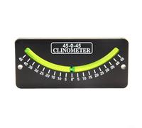 GLFLOW Clinomètre de voile compact pour une utilisation sur les bateaux et yachts, inclinomètre ABS résistant à l'usure, compteur de pente précis pour la navigation (45 degrés)