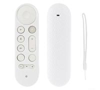 GLFLOW Coque de protection en silicone pour télécommande Google TV et streamer, design coloré, 10 x 5 x 1 cm (vert)