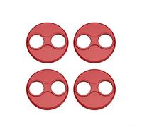 GLFLOW Couvercle de moteur en alliage d'aluminium pour DJI pour Mini 4 Pro/pour Mini 3 Pro, noir (rouge)