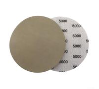 GLFLOW DeckerMouse Lot de 20 patins de ponceuse orbitale en carbure de silicium 125 mm Dos HookandLoop Grain 3000/5000/7000/10000