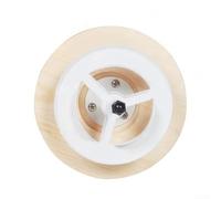 GLFLOW Diffuseur d'air en bois de pin réglable avec contrôle du flux d'air et de l'humidité pour hammam, plafond ou mur