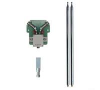 GLFLOW DP200 Antenne dipôle portable 14-54 MHz HF ondes courtes 200 W large bande en acier inoxydable télescopique (version 14-54 m)